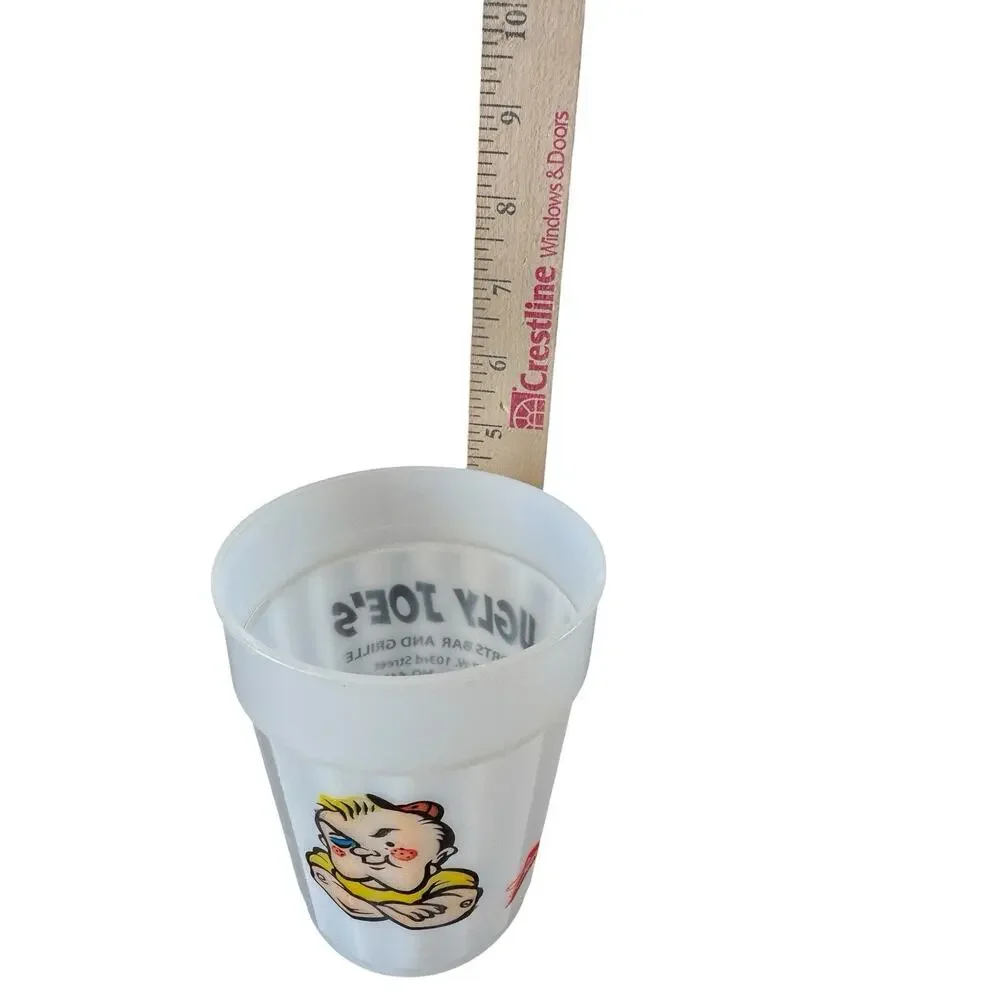Ugly Joe’s Kansas City MO Budweiser Keg Plastic‎ Beer Cup Vintage Sports Bar